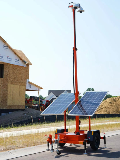 SOLAR POWERED SURVEILLANCE TRAILER