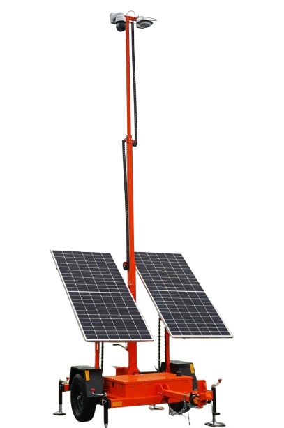 SOLAR POWERED SURVEILLANCE TRAILER